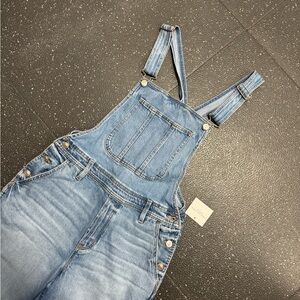 Light Blue American Eagle Denim Overalls